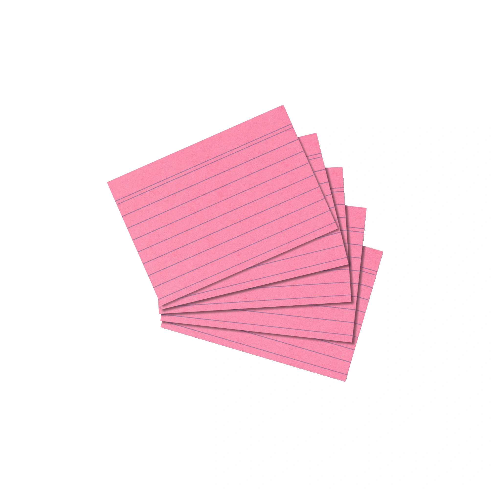 herlitz Karteikarten, DIN A8, liniert, rosa (EAN: 4008110309309)