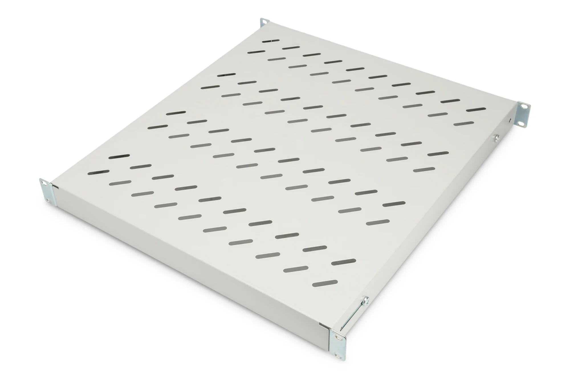 DIGITUS 19" Fachboden, 1 HE, Tiefe: 500 mm, lichtgrau (EAN: 4016032364986)