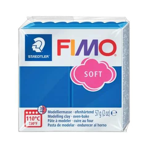FIMO SOFT Modelliermasse, ofenhärtend, pazifikblau, 57 g (EAN: 4006608809577)
