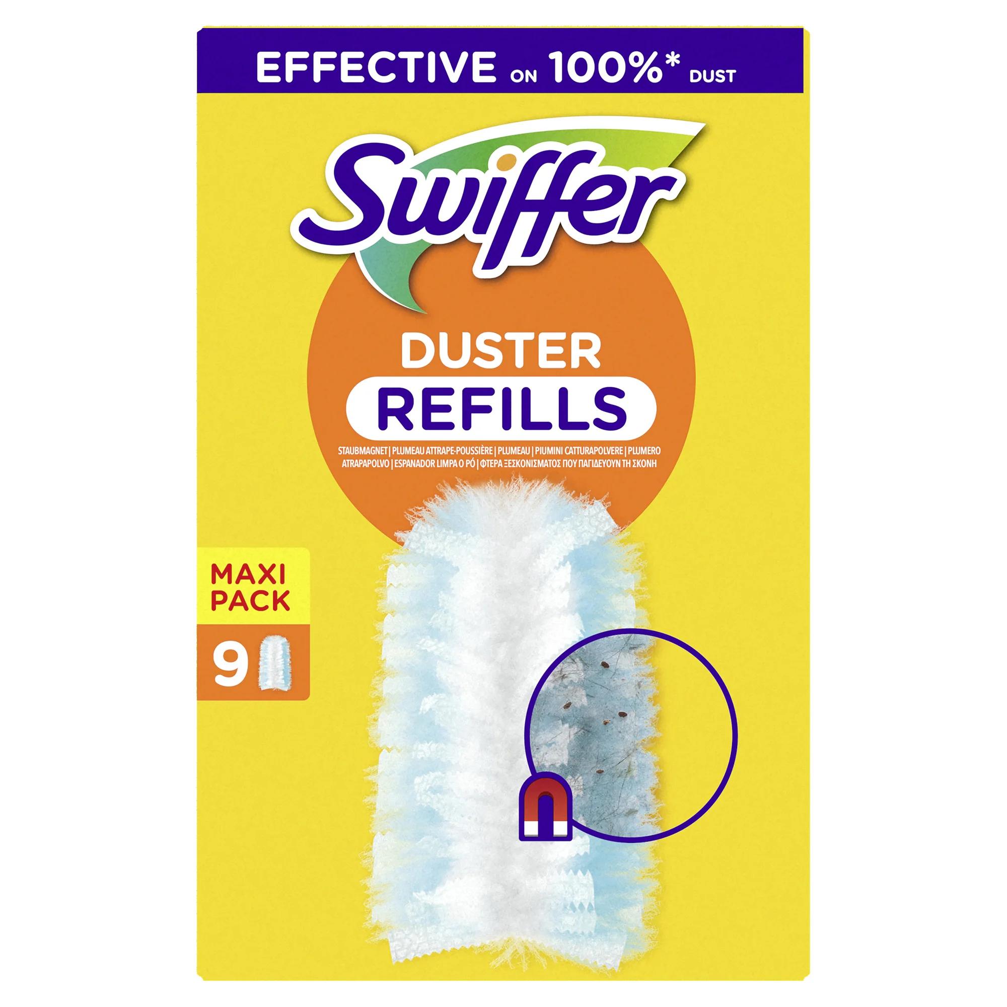 Swiffer Staubmagnet Tücher - 9er Nachfüllpack (EAN: 8700216676793)