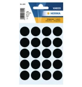HERMA Markierungspunkte, Durchmesser: 19 mm, schwarz (EAN: 4008705018791)