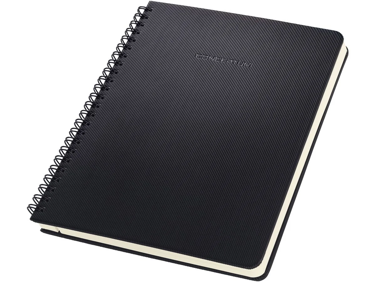 sigel Collegeblock Conceptum, DIN A5, liniert, schwarz (EAN: 4004360831171)