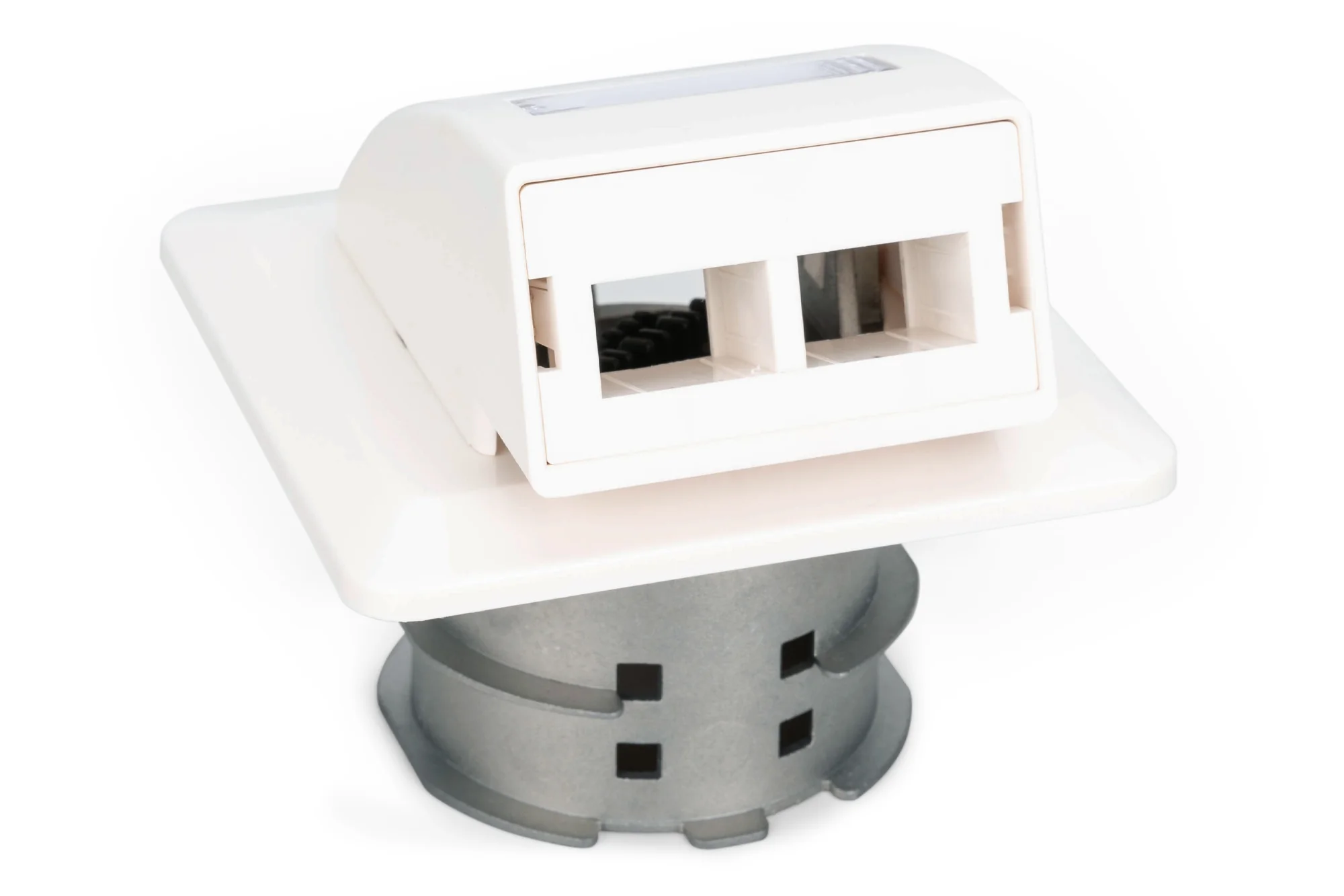 DIGITUS FTTH Glasfaser Unterputz-Wandanschlussdose, weiß (EAN: 4016032499121)