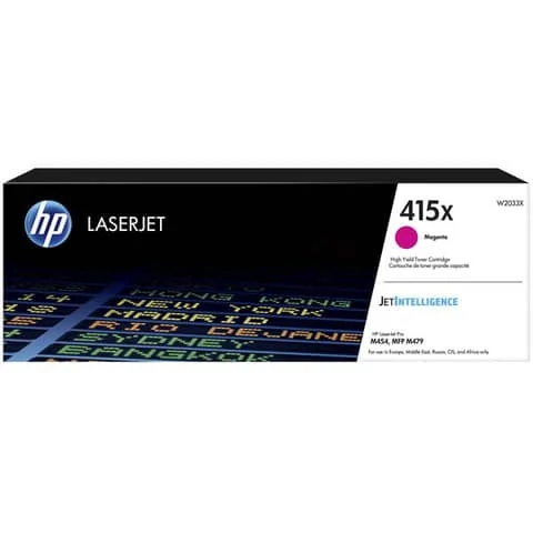 hp Toner hp 415X für hp Color LaserJet Pro M454dn, magenta (EAN: 0192018046412)