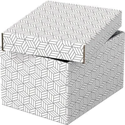 Esselte Aufbewahrungs- & Geschenkbox Home S, 3er Set, weiß (EAN: 4049793072258)