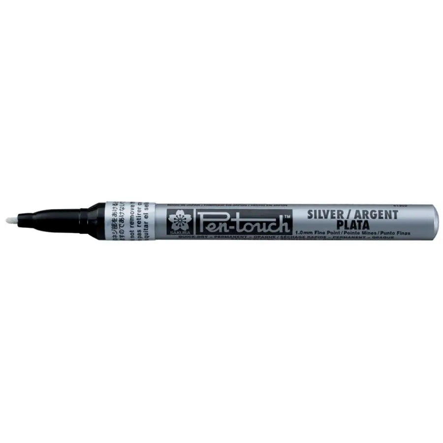 SAKURA Permanent-Marker Pen-Touch Mittel, silber (EAN: 0084511362826)