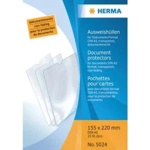 HERMA Ausweishülle, PP, 1-fach, 0,14 mm, Format: 155 x 220mm (EAN: 4008705050241)