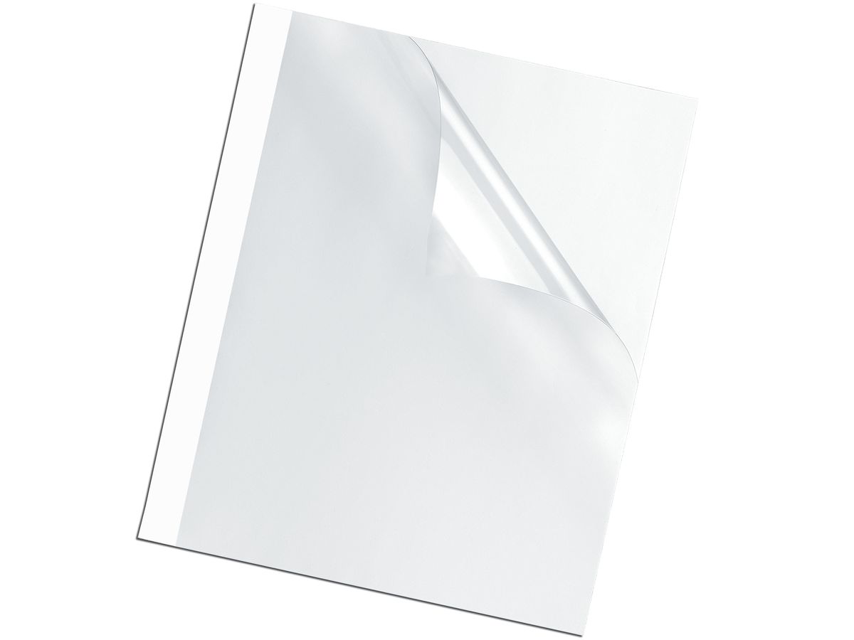 Fellowes Thermobindemappe Coverlight, DIN A4, 3,0 mm, weiß (EAN: 0043859539833)