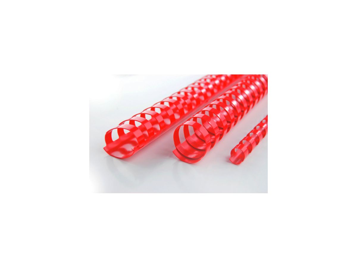 GBC Plastikbinderücken CombBind, DIN A4, 6 mm, rot (EAN: 0033816097315)