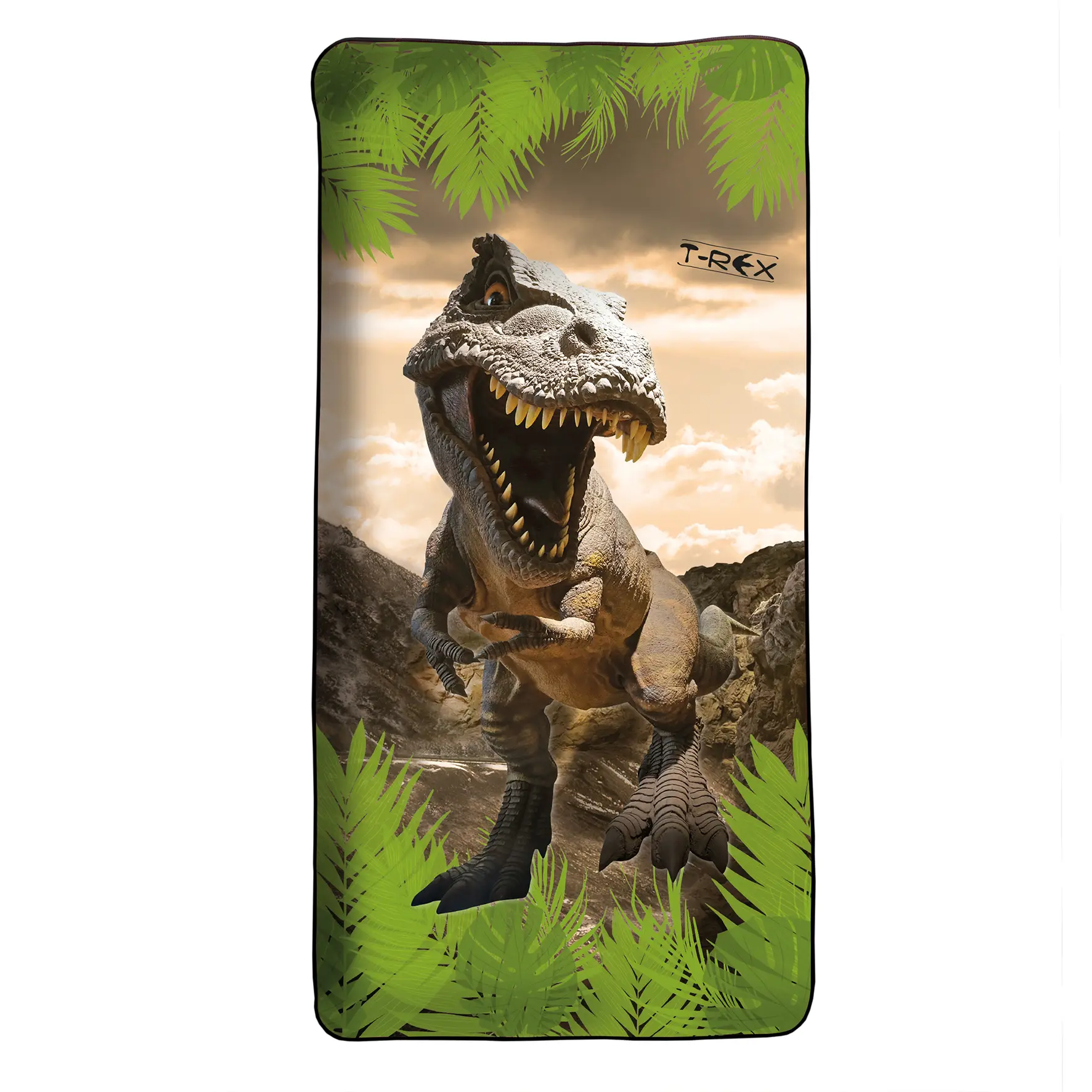 ROTH Kinder-Badetuch "Tyrannosaurus", 600 x 1.200 mm (EAN: 4028279892436)
