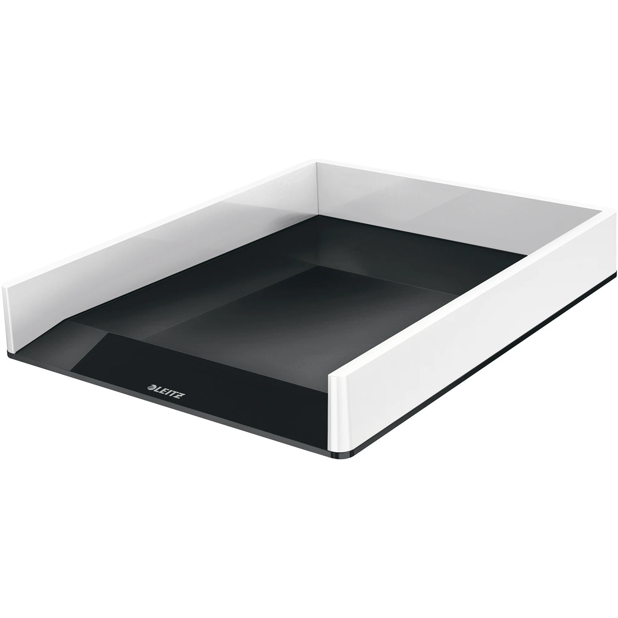 LEITZ Briefablage WOW Duo Colour, A4, Polystyrol, schwarz (EAN: 4002432122035)