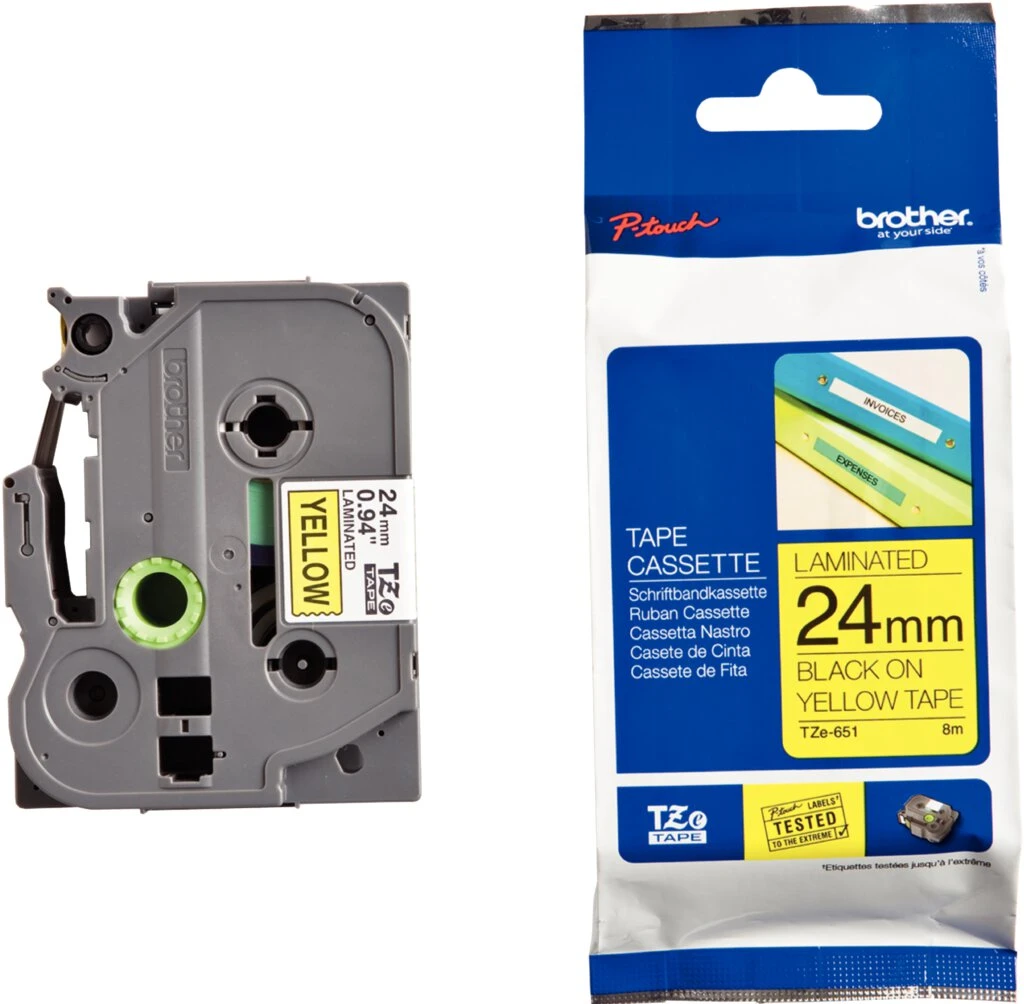brother TZe-Tape TZe-631 Schriftbandkassette,Bandbreite:12mm (EAN: 4977766686686)