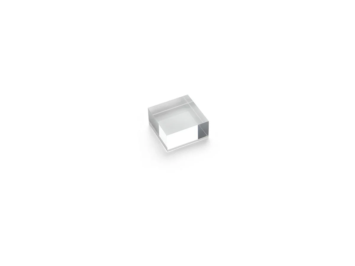deflecto Acryl-Block, transparent, 50 x 50 x 25 mm (EAN: 5055425953702)