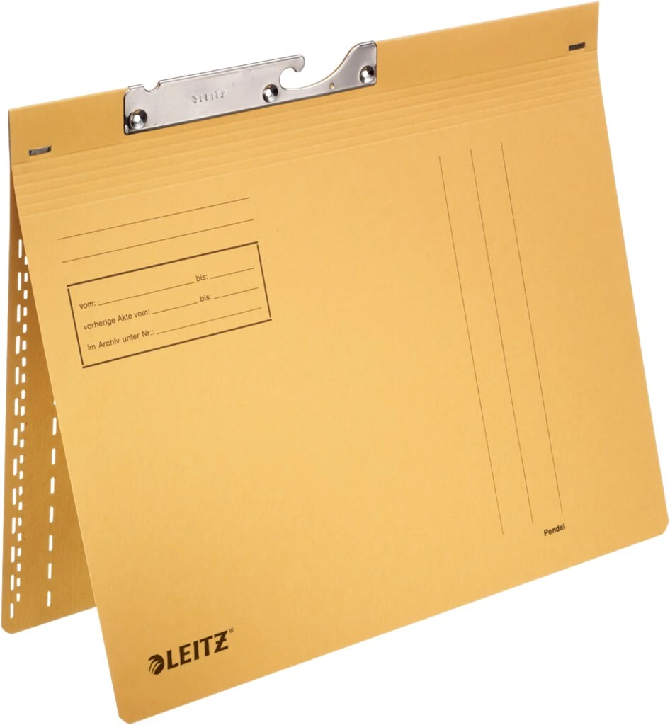 LEITZ Pendelhefter, A4, kaufmännische Heftung, gelb (EAN: 4002432304165)