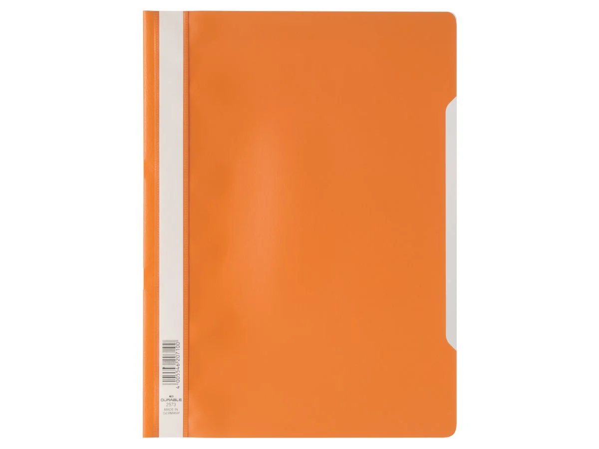 DURABLE Schnellhefter, DIN A4, aus PP-Folie, orange (EAN: 4005546207100)