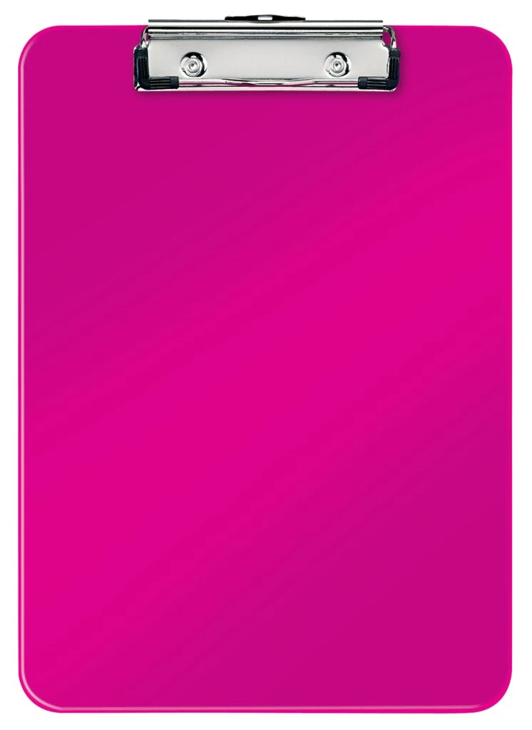 LEITZ Klemmbrett WOW, DIN A4, Polystyrol, pink (EAN: 4002432107278)