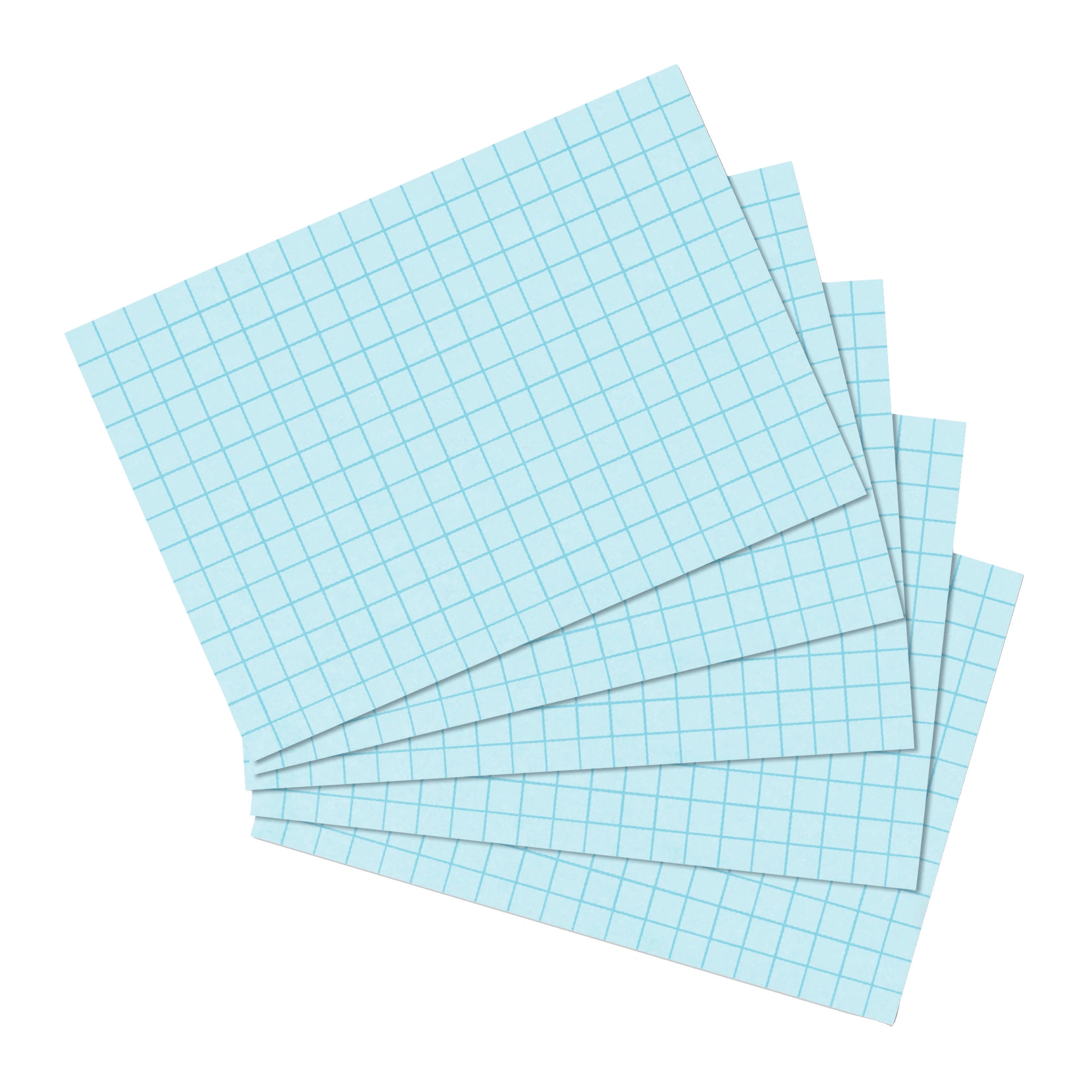 herlitz Karteikarten, DIN A6, kariert, blau (EAN: 4008110338392)