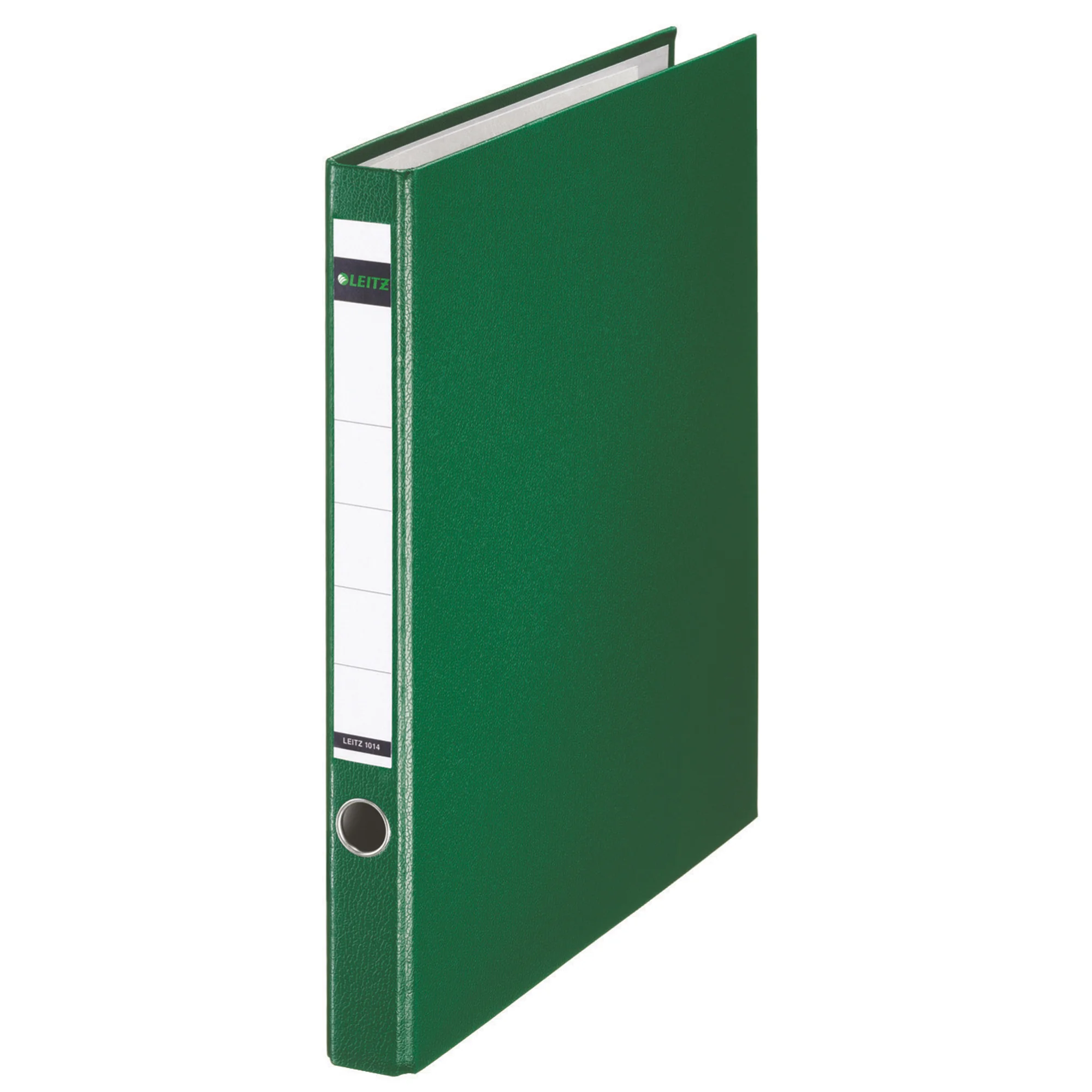 LEITZ Plastik-Ringordner, DIN A4, grün, 2 D-Ring-Mechanik (EAN: 4002432300761)
