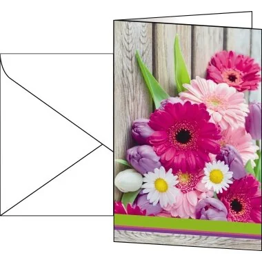 sigel Grußkarte "Colorful", (B)115 x (H)170 mm (EAN: 4004360849879)
