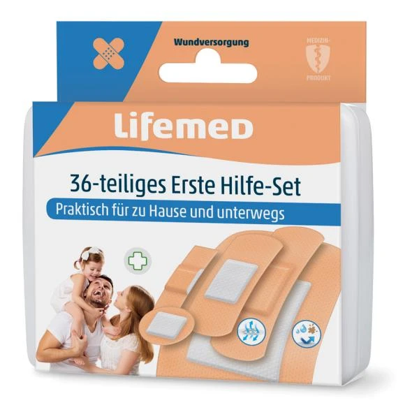 Lifemed Erste-Hilfe-Pflaster-Set, 36-teilig (EAN: 4251594205593)