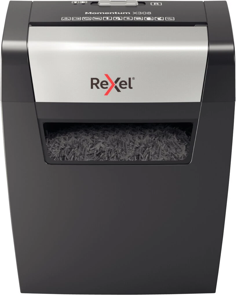 Rexel Aktenvernichter Momentum X308, Partikel 5 x 42 mm (EAN: 5028252523219)