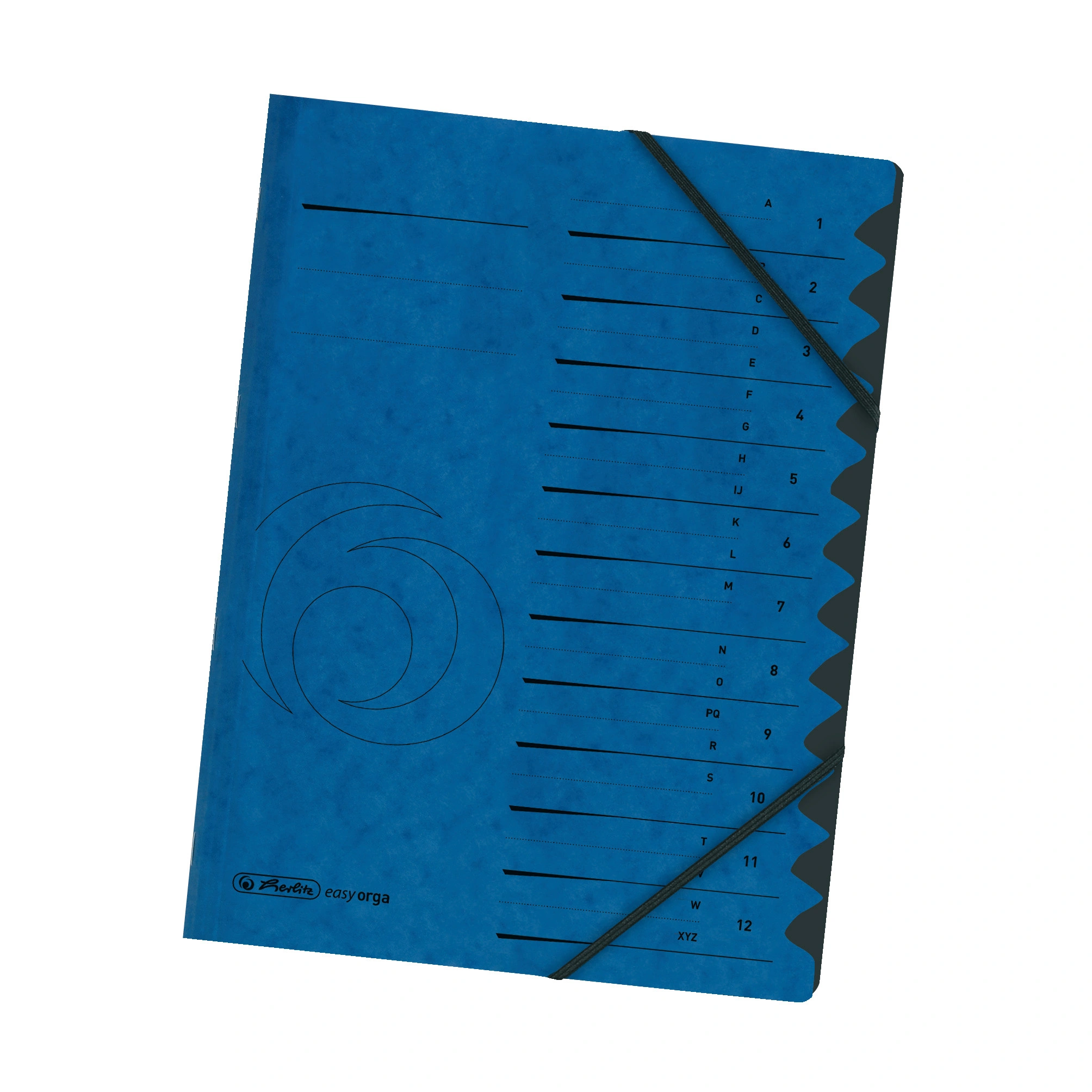herlitz Ordnungsmappe easyorga, A4, Karton, 12 Fächer, blau (EAN: 4008110314532)