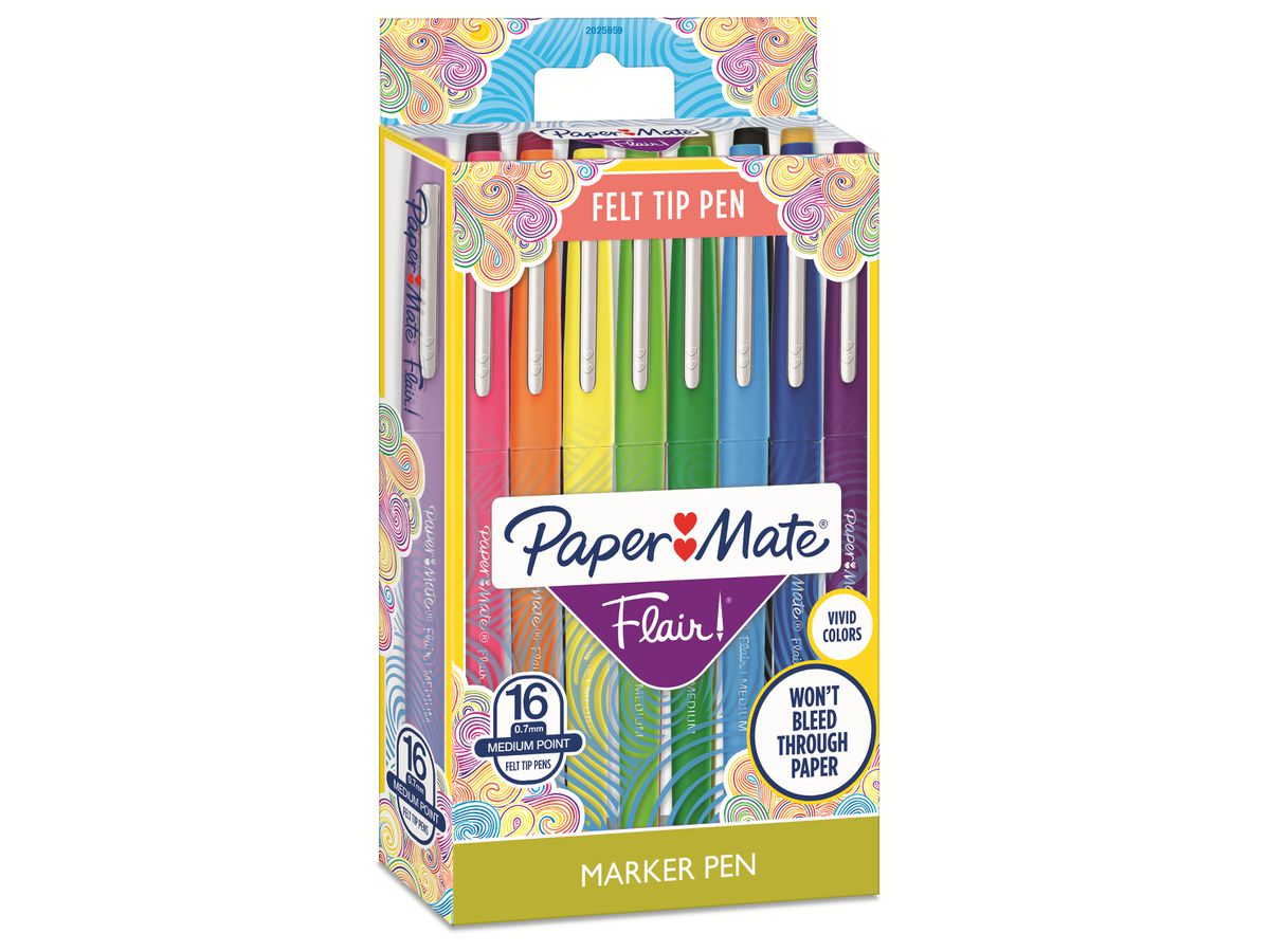 Paper:Mate Faserschreiber Flair Original, 16er Etui (EAN: 3501170977453)