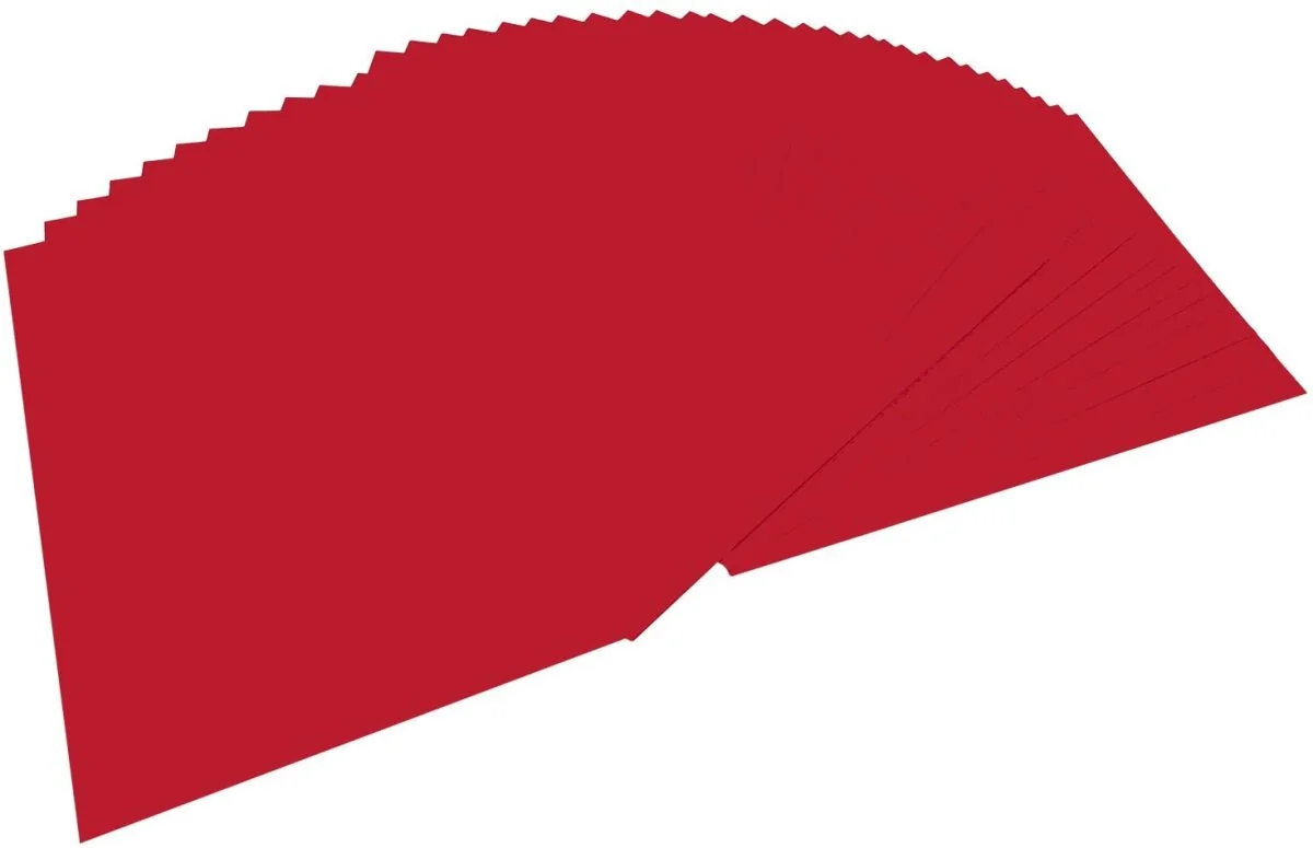 folia Fotokarton, DIN A4, 300 g/qm, ziegelrot (EAN: 4001868614183)