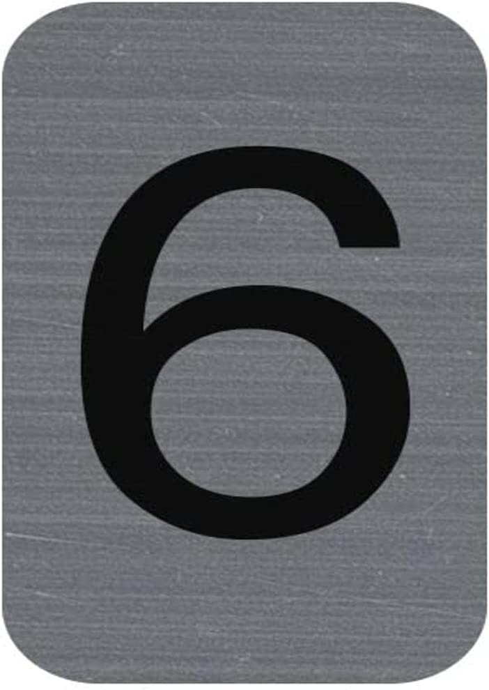 EXACOMPTA Selbstklebeschild Zahl "6", 25 x 44 mm (EAN: 3130630671862)