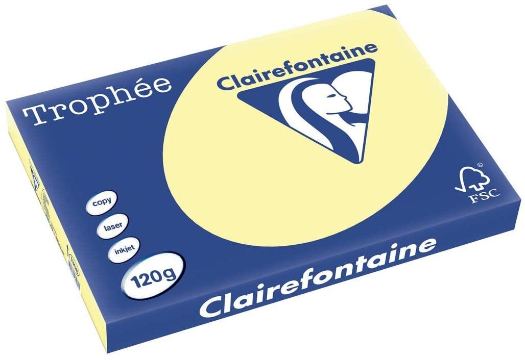 Clairefontaine Multifunktionspapier Trophée, A3, gelb (EAN: 3329680130805)
