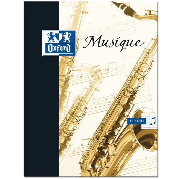 Oxford Noten- und Gesangsheft, geheftet, 240 x 320 mm (EAN: 3020122883838)
