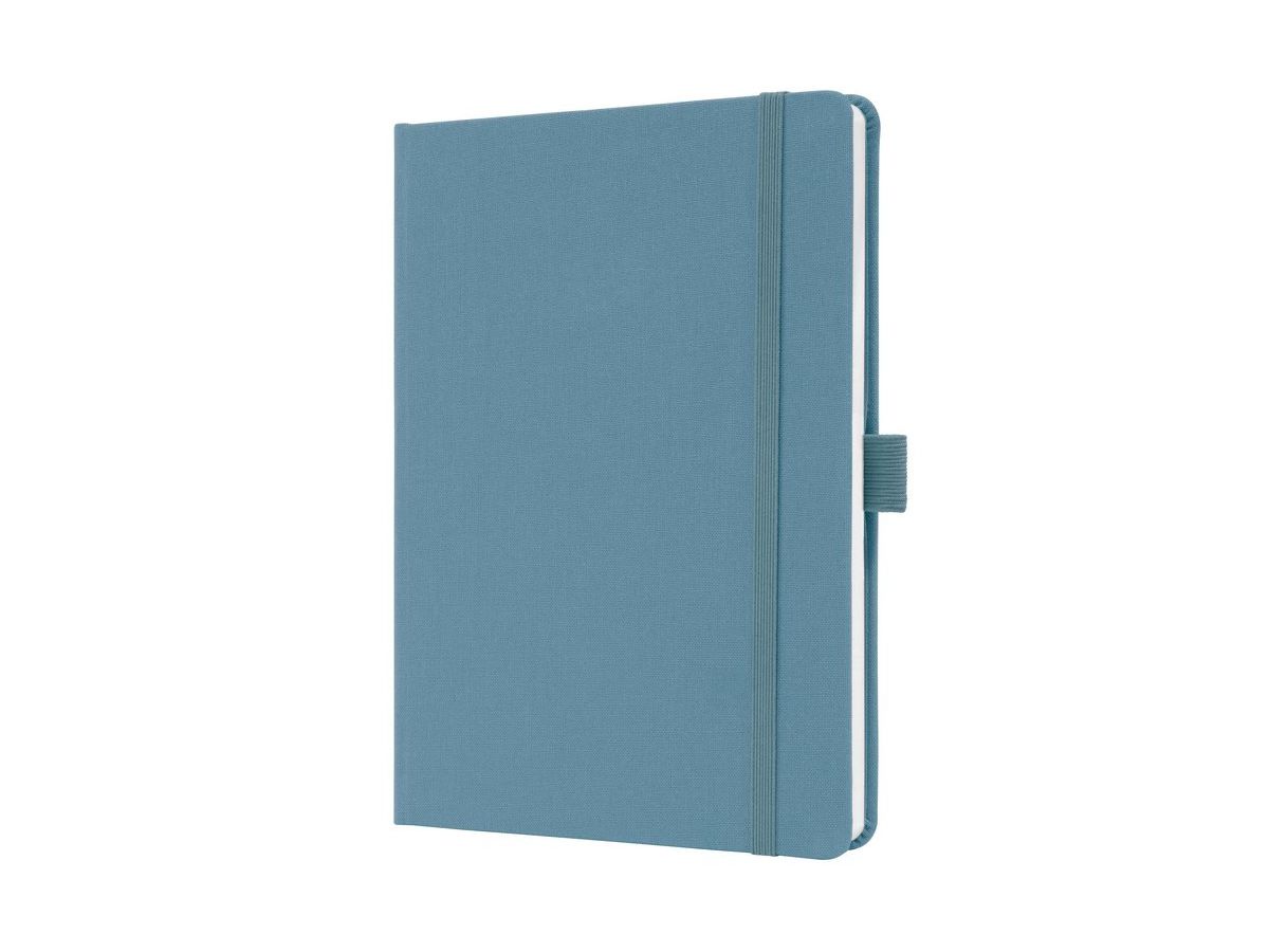 sigel Notizbuch Jolie Feel, Textil, DIN A5, liniert, blau (EAN: 4004360781902)