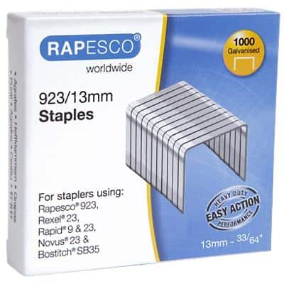 RAPESCO Heftklammern 923/13, verzinkt, 1.000 Stück (EAN: 5018505015547)