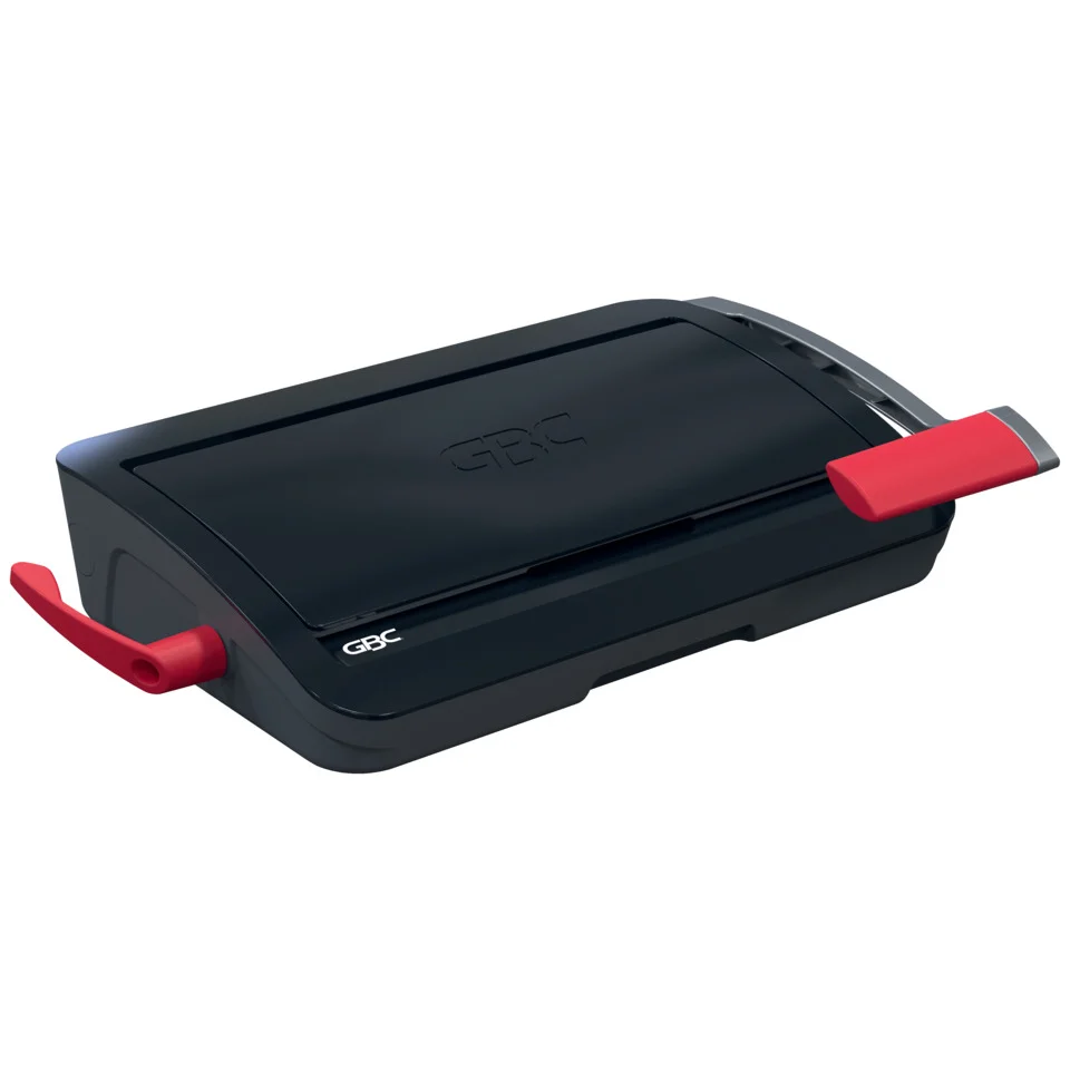 GBC Plastikbindegerät CombBind CB12, schwarz/rot/silber (EAN: 5028252644457)