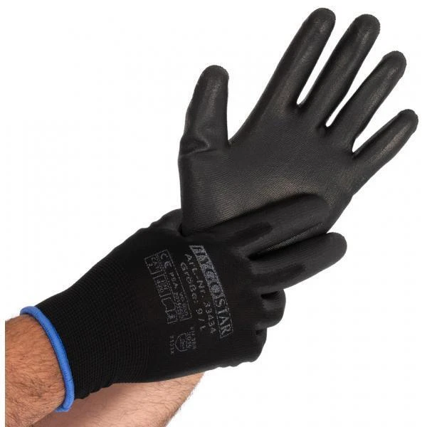 HYGOSTAR Touchscreen-Arbeitshandschuh BLACK ACE TOUCH, M (EAN: 4015544334357)