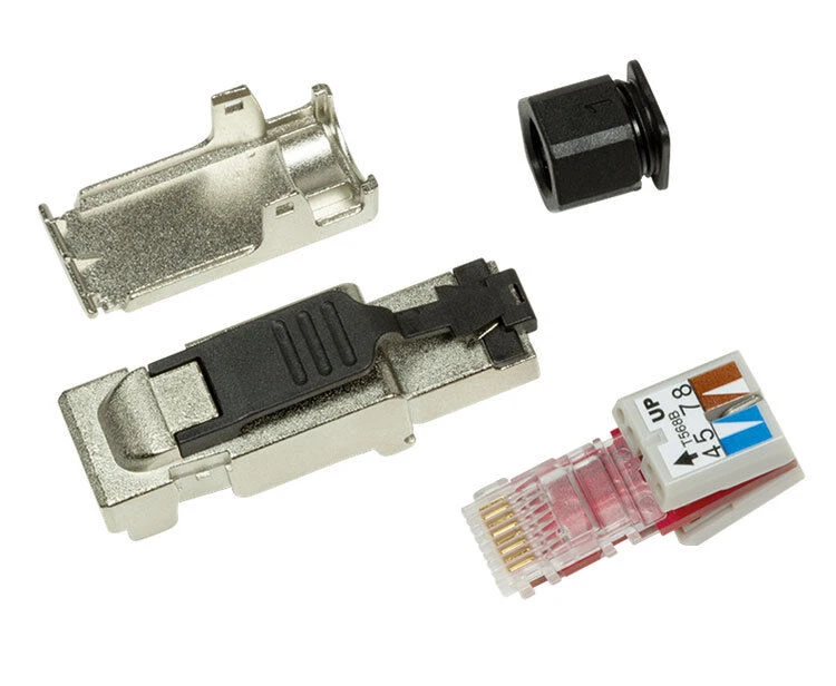 LogiLink RJ45-Steckverbinder Kat.6A, T568A & T568B,geschirmt (EAN: 4052792040999)