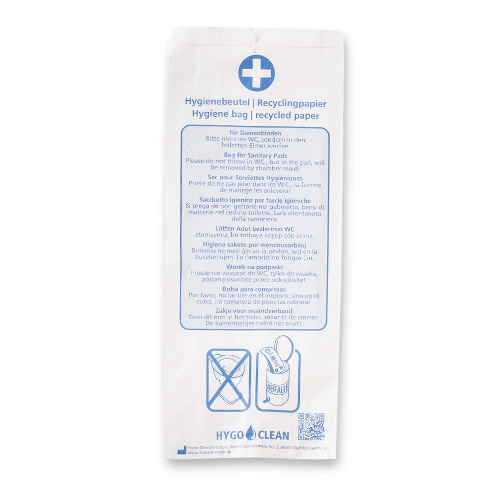 HYGOSTAR Papier-Hygienebeutel, bedruckt, weiß (EAN: 4015544322880)
