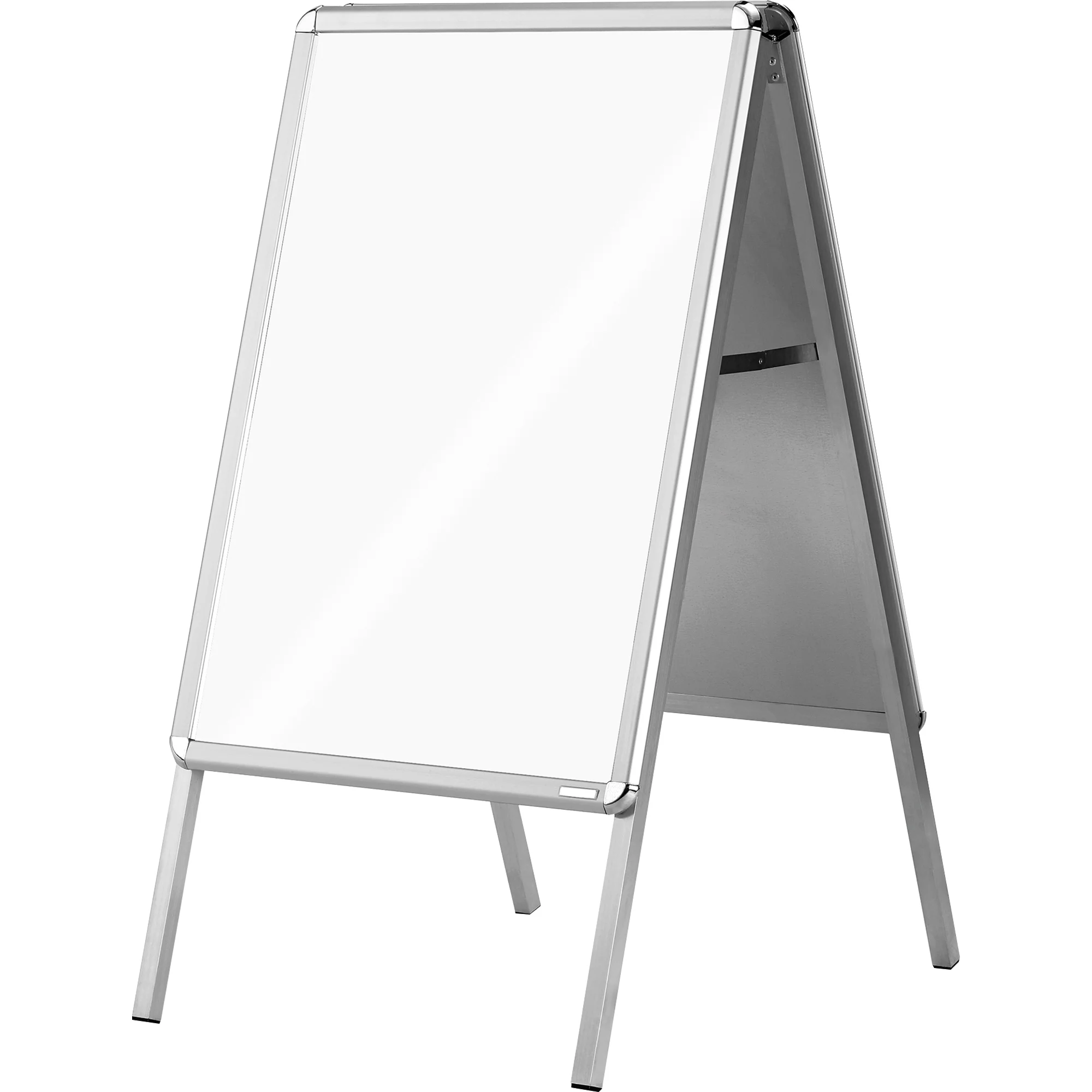 magnetoplan Plakatständer SP A2, silber/silber eloxiert (EAN: 4013695030111)