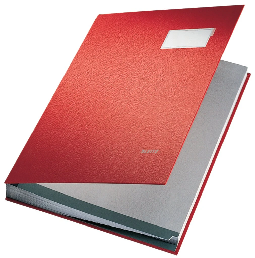 LEITZ Unterschriftenmappe, PP-Überzug, 20 Fächer, rot (EAN: 4002432311439)