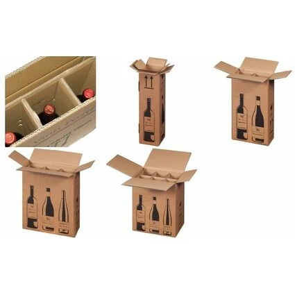 SMARTBOXPRO Flaschen-Versandkarton, für 6 Flaschen (EAN: 4250414138356)