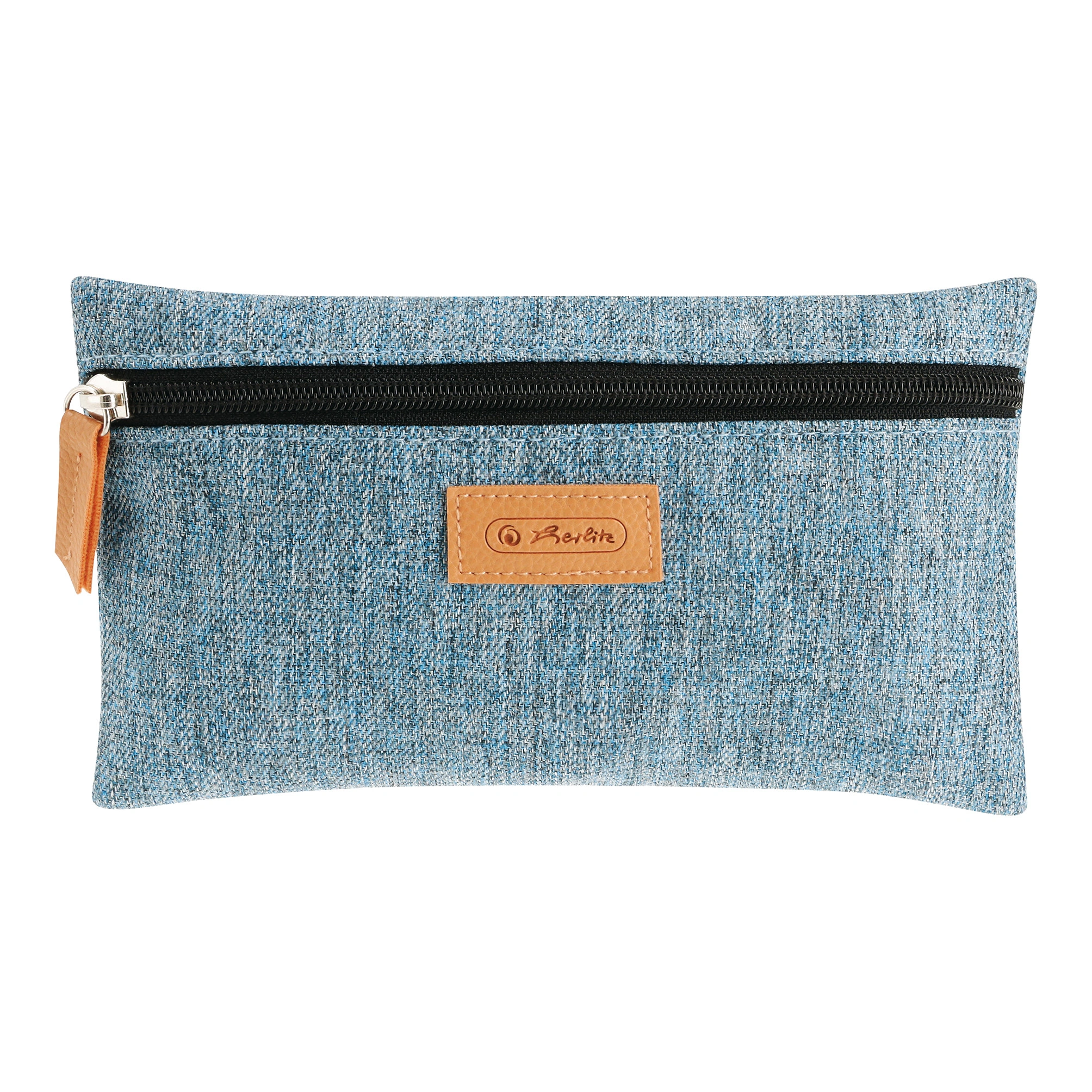 herlitz Schlamper-Etui flach GREENline, blau meliert (EAN: 4008110287836)