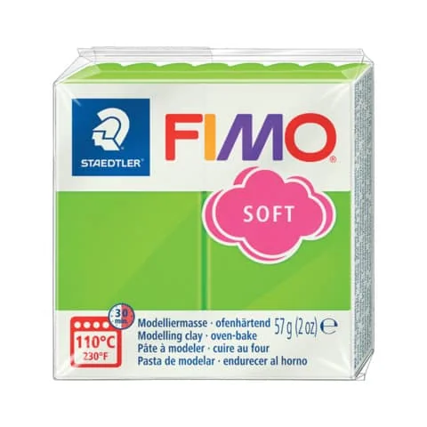 FIMO SOFT Modelliermasse, ofenhärtend, apfelgrün, 57 g (EAN: 4006608809652)