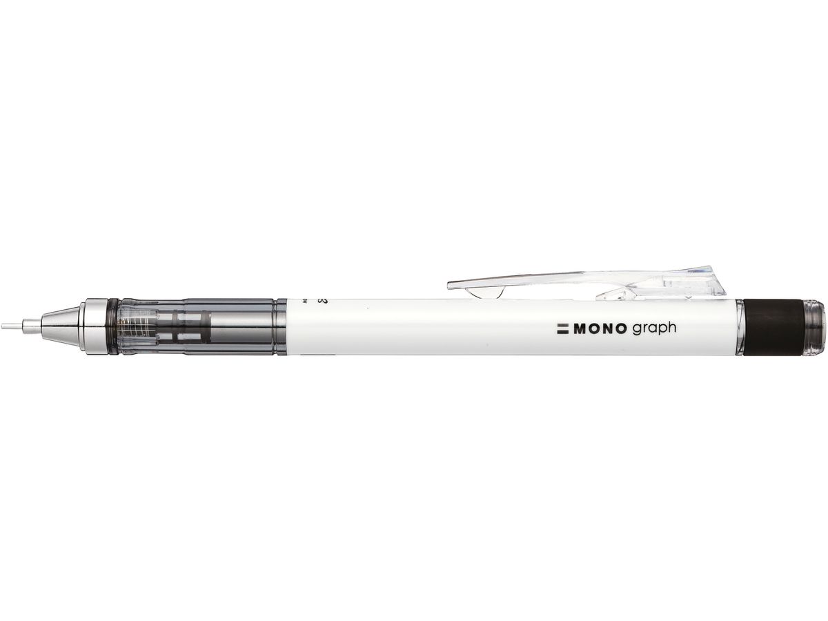 Tombow Druckbleistift "MONO graph", 0,7 mm, weiß (EAN: 4901991545883)