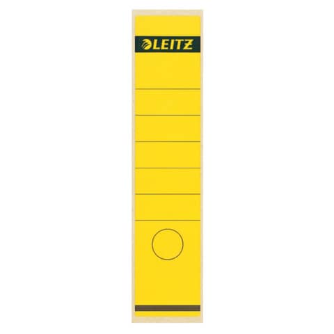 LEITZ Ordnerrücken-Etikett, 61 x 285 mm, lang, breit, gelb (EAN: 4002432302307)