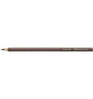FABER-CASTELL Dreikant-Buntstift Colour GRIP, schokobraun (EAN: 4005401124764)