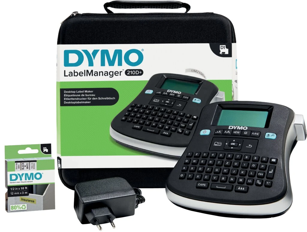 DYMO Tisch-Beschriftungsgerät "LabelManager 210D+", Koffer (EAN: 3501170964071)