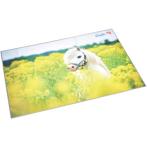 Läufer Schreibunterlage Pferd im Rapsfeld, 400 x 530 mm (EAN: 4006677466510)