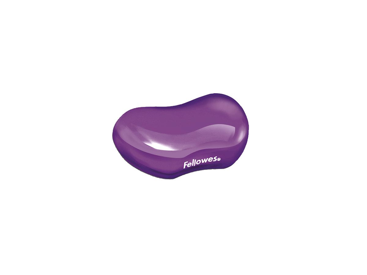Fellowes Maus-Handgelenkauflage Crystals Gel, violett (EAN: 0077511914775)