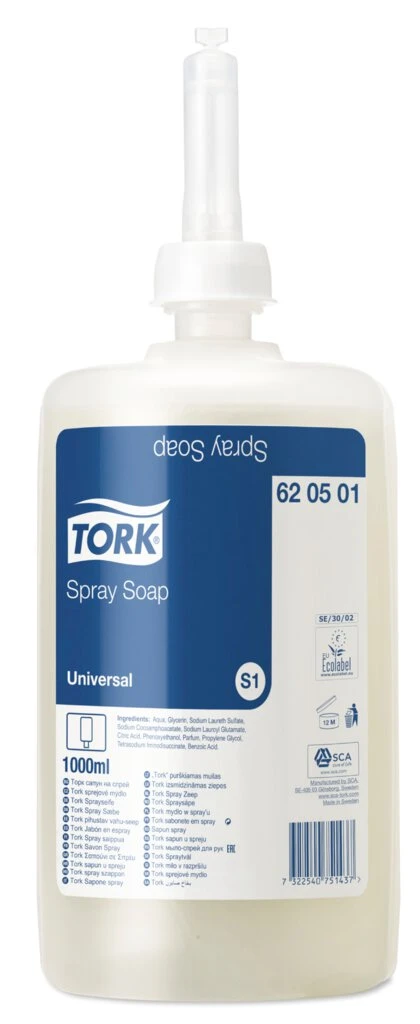 TORK Sprayseife, 1.000 ml (EAN: 7322540751437)