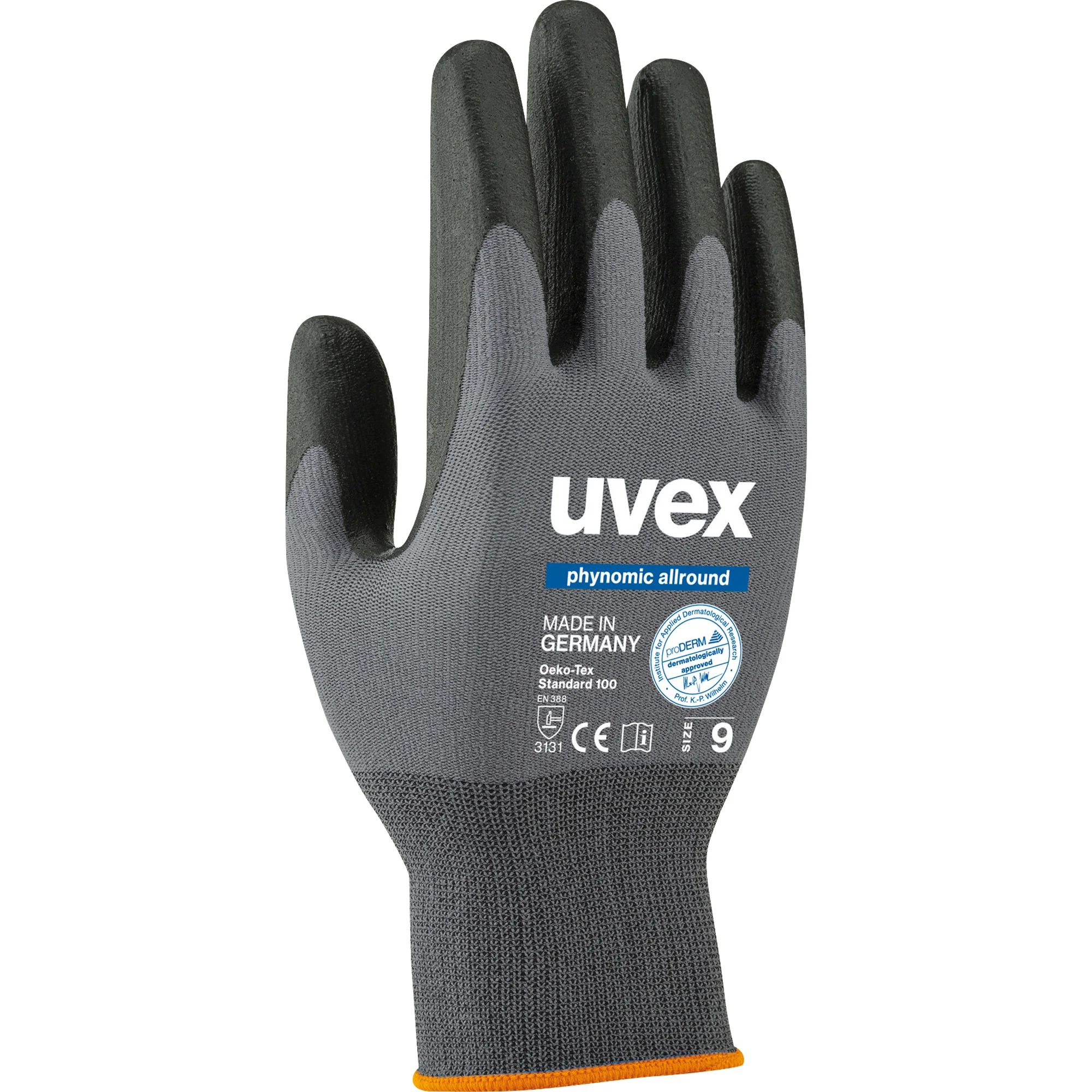 uvex Arbeitshandschuh phynomic allround, Gr. 09 (EAN: 4048612044483)